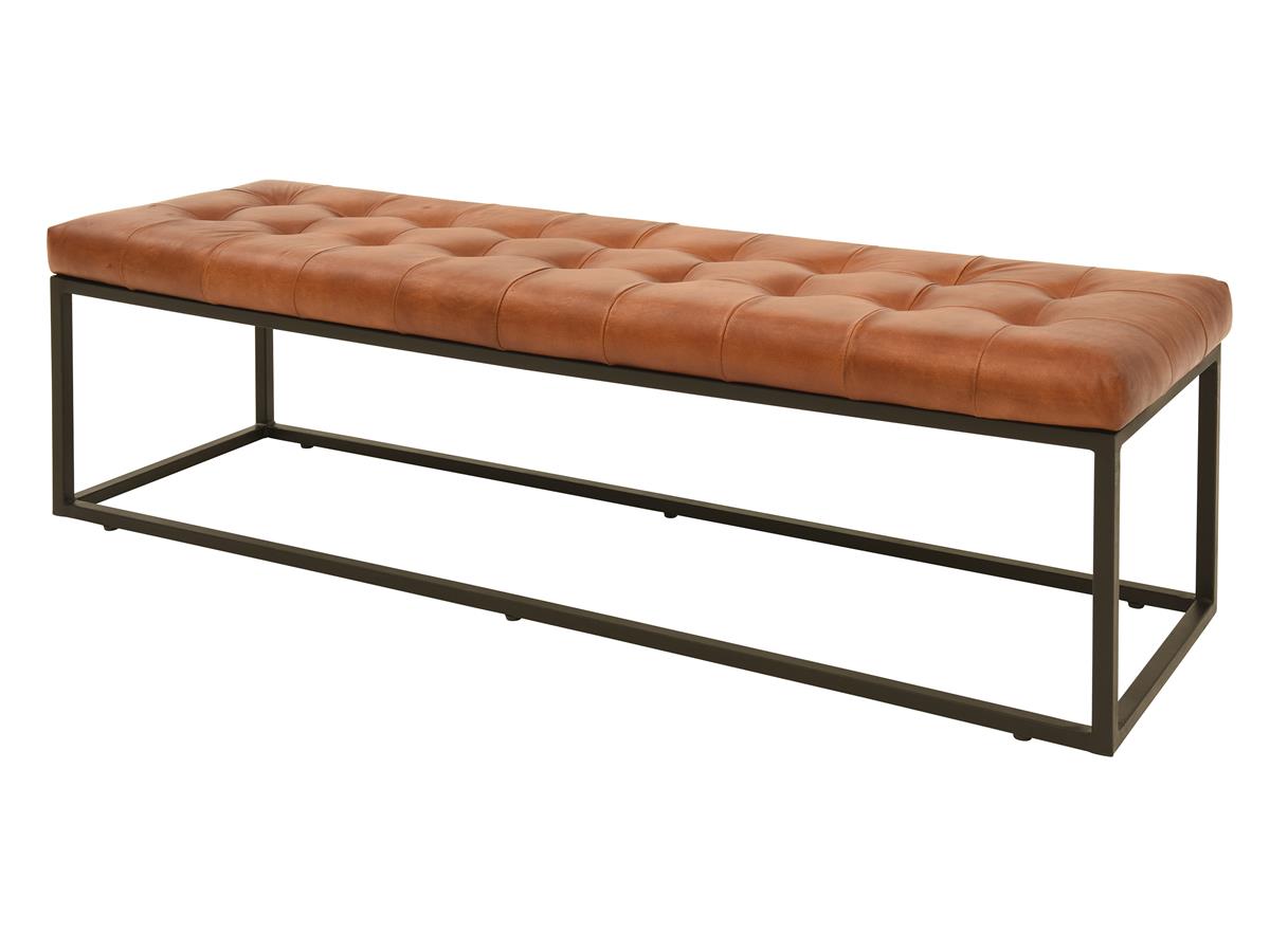 Michael Top-Grain Leather Coffee Table/Ottoman/Bench